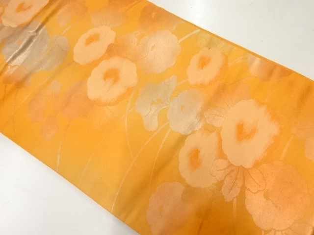 JAPANESE NAGOYA OBI / WOVEN KIKU